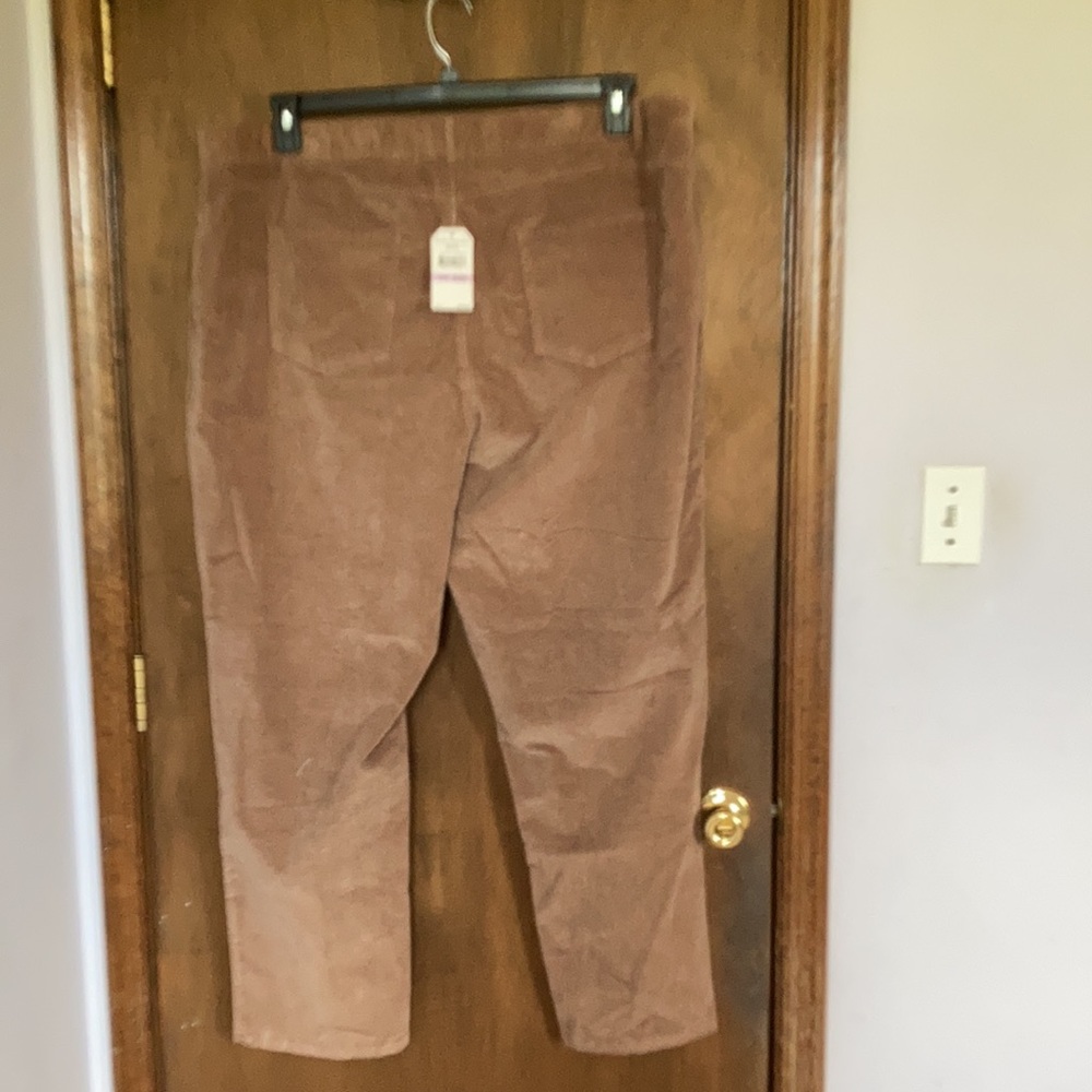 Skye’s the limit mushroom brown pant w stretch & elastic waist 24W - Picture 14 of 16
